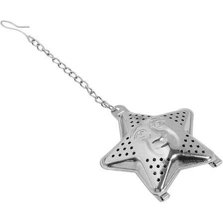 Teinfuser, tekula i rostfritt stål, sil för lösa teblad, söt rostfritt stål S