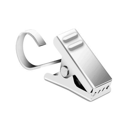 50 st Gardinkrok Remklämma Gardinkrokar Klämmor för upphängning Silver 50 st-50 st