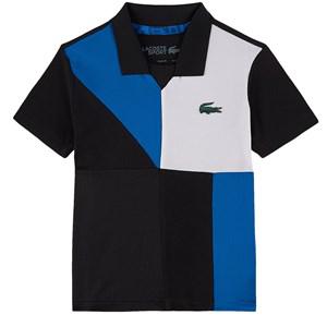 Kids - Lacoste Color-blocked Branded Polo Shirt Black 10 Years - Tops - 10 years - Black