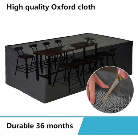 Puutarhakalusteiden suojus Puutarhakalusteiden suojus 110*110*85 Sliver(Musta)