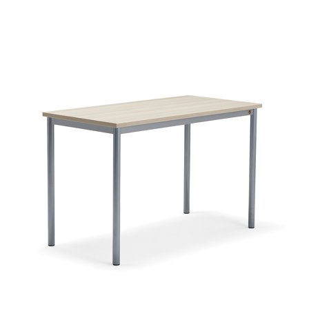 Tisch BORÅS PLUS, 1200x600x760 mm, Laminat Esche, alugrau