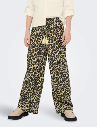 Kids Only Kogglow Life Pant Aop Wvn - Black - 158