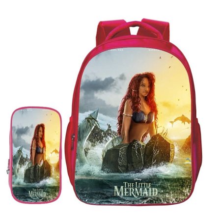 Den Lille Havfrue Skoletaske Piger Børn Skoletaske Disney Prinsesse