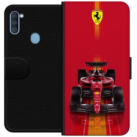 Yhteensopiva Lompakkokotelo Samsung Samsung Galaxy A11 Ferrari Formula 1 -auto ikonisessa punaisessa muotoilussa urheilullisella tarkkuudella