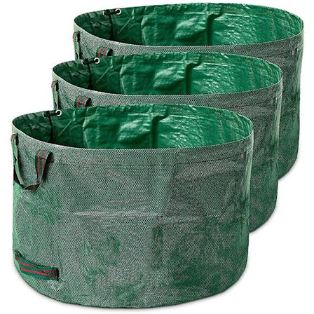 Kraftige Haveaffaldssække Stor Kapacitet Genanvendelig Haveaffaldssæk