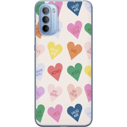 Yhteensopiva Puhelinkuori Motorola Motorola Moto G31 Karkkisydämet