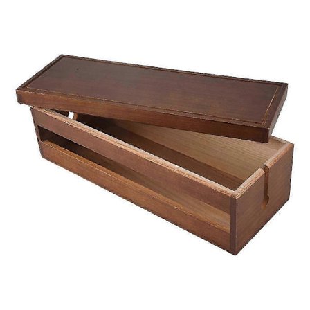 Trälåda för kabelhantering Kompatibel med grenuttag, överspänningsskydd, förlängningssladd och kabelhantering