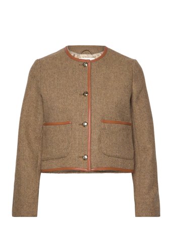 Ninette Dressed Wool Jacket Beige Malina