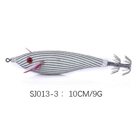 Trærejer lokker blækspruttekrog SJ013-3-3 STK SJ013-3-3 STK