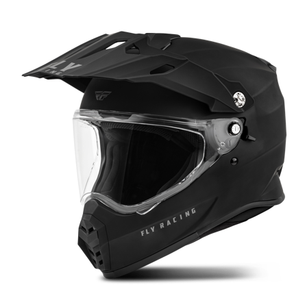 Kask Adventure FLY Racing Trekker Solid Matowy Czarny S