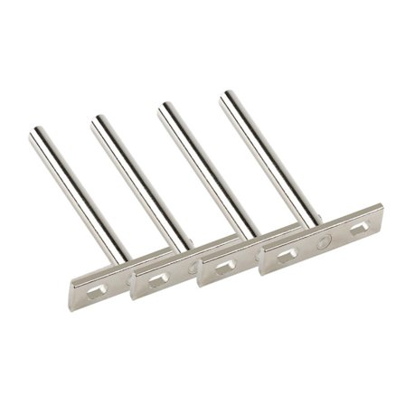 Skjulte hyldeknægte til svævende træhylder, usynlig vægmonteringsbeslag, holdbare hyldeknægte med monteringsskruer, svævende hylde