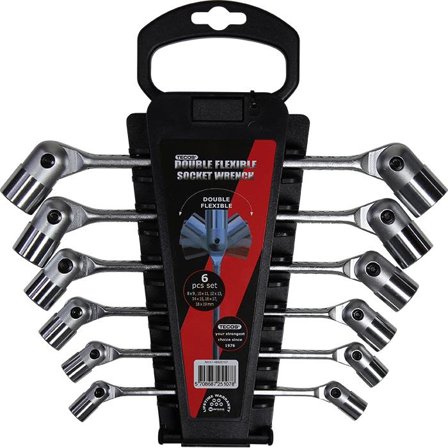 Tecos T-8006 Leddnøkkelsett 6 deler, Håndverktøy