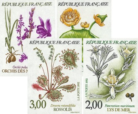 Frankrig 1992 - YT 2766-2769 - Utakket - Postfrisk