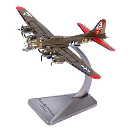 1/200 Skala B-17G Bomber Souvenir Støbt Model til Soveværelse Kontor Bogreol