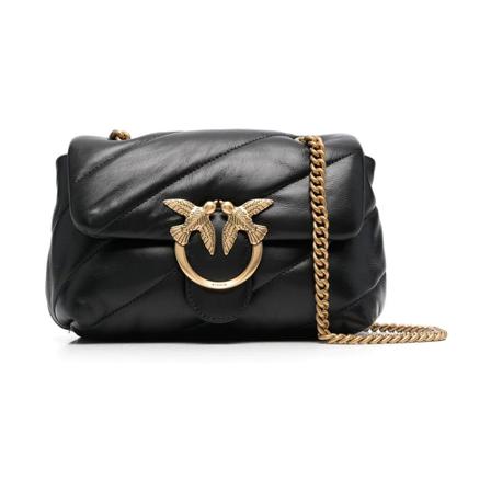 Pinko, Crossbody BAG Zwart, Dames, Maat:ONE Size
