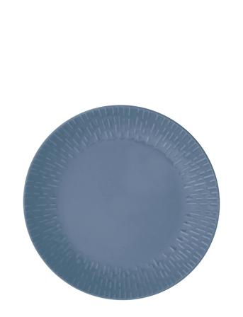 Confetti Lunch Plate W/Relief 1 Pcs . Giftbox Home Tableware Plates Small Plates Blue Aida