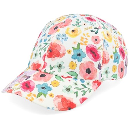 Seeberger - Multi unconstructed Boné - Cotton Fabric Baseball cap Flowers Dad Cap @ Hatstore