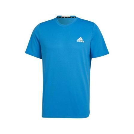 Adidas, Training T-Shirts Blauw, Heren, Maat:XL