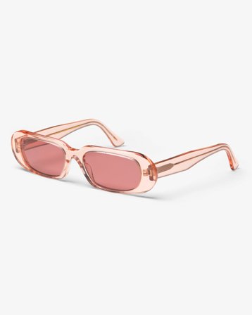 Sunglass 09 - Faded Pink - Dark Pink - One Size