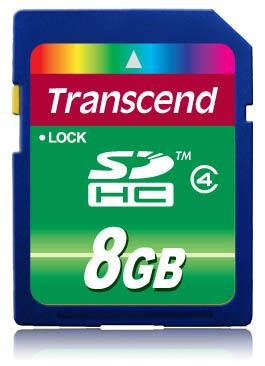 Transcend flashminnekort - 8 GB - SDHC