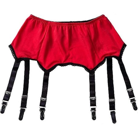 Korkeavyötäröiset sukkanauhaliivit 6 nauhalla, yhteensopivat sukkien kanssa, koot 6-28 - Täydelliset