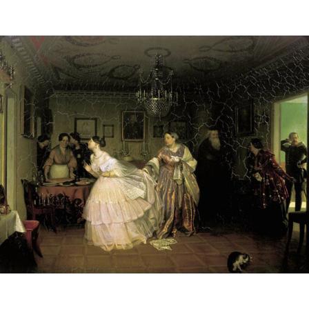 Major's Betrothal, Pavel Andreyevich Fedotov Brun