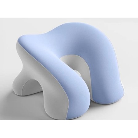 Ergonomisk Rejsepude Bærbar Nakkepude Sovende Pude til Kontor og Bilrejse_OF