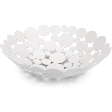 Iron Fruit Bowl, Creative Table Centerpiece, Decorative Fruit Holder for Kitchen Countertop, Round Storage Basket