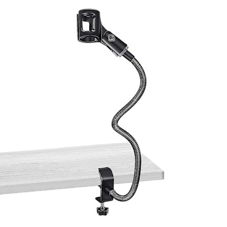 Mikrofonstativ Fleksibel Svanehals Skrivebordsholder Mikrofonarm Opptaksutstyr For Møte Lect [DB]