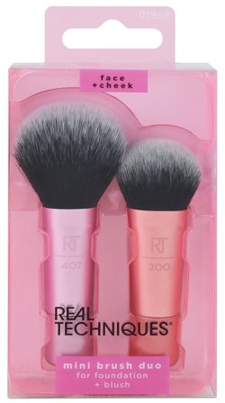 Real Techniques Mini Brush Duo, Makeup, Makeupbørster, Foundationbørster