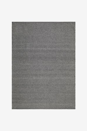 KM Home - Återvunnen matta Holma - Grå - Slätvävda mattor - 200X200 - Från Homeroom