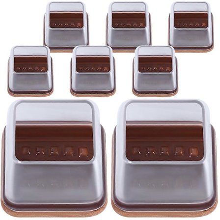 8 stk. Genanvendelige bordbensbeskyttere Stolebensbeskyttere Bordbensbeskyttere Stolefodsbeskyttere