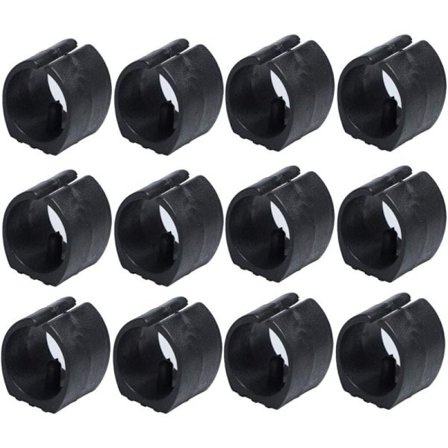 12 stk. skøjtefod stol rør RUND ENDE rørfod bord lænestol pude U-formet møbel