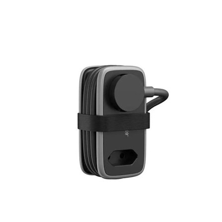 EU Strömadapter med USB-A & USB-C Portar, Portabelt Grenuttag för Resor, Kompatibelt med Smartphones, Tablets och Laptop