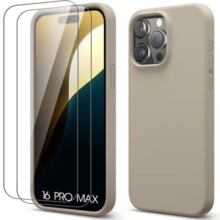 Beskytterskal - BOOLING - til iPhone 16 Pro Max - Flydende silikone - Stødabsorberende - Ridsefast