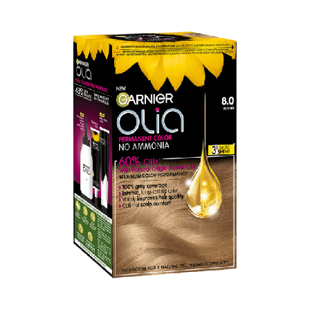 Garnier Olia Permanent Color Hårfärg Unisex Brun 1 ST