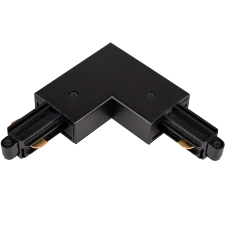 Hide-a-Lite LiteTrac L-tilkobling 1-faset, svart Ytre, Belysning