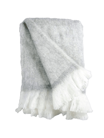 Svanefors Elva Pläd Filtar & plädar Grå 130x170 cm