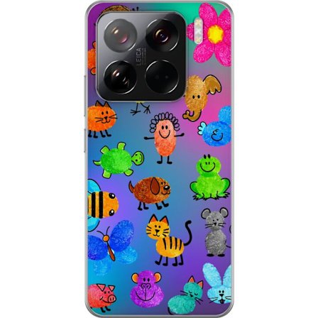 Kompatibelt Mobildeksel til Xiaomi 15 Pro Little Scribble Friends
