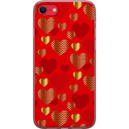 Kompatibelt Mobilskal till Apple Apple iPhone SE (2022) GoldenHearts