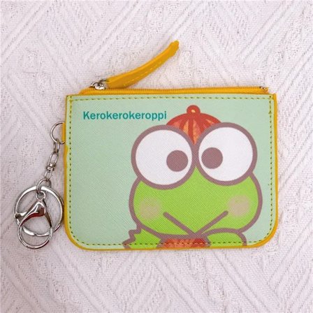 Tegnefilm Taske Pachacco Cinnamoroll Purin Kuromi PU Læder Kort Min Melodi Holder Sød Sanrio Nøglering