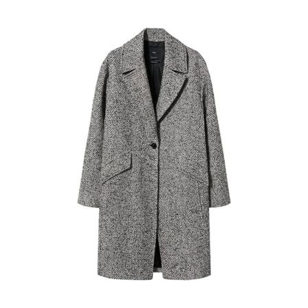 Mango - Ullkappor - Beige - Dam - Storlek: S, Dam, Storlek: S