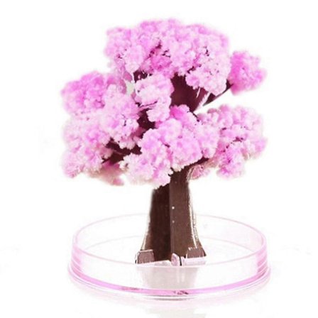 Velegnet til magisk voksende gør-det-selv-sæt papirblomstrende juletræ sjovt pædagogisk festlegetøj gør-det-selv julepynt