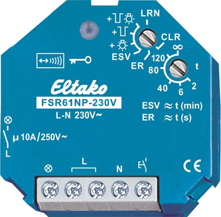 Eltako 30100030 Impulsrelé 10 A/250 V AC 55 mm, Elfordeling & strømforsyning