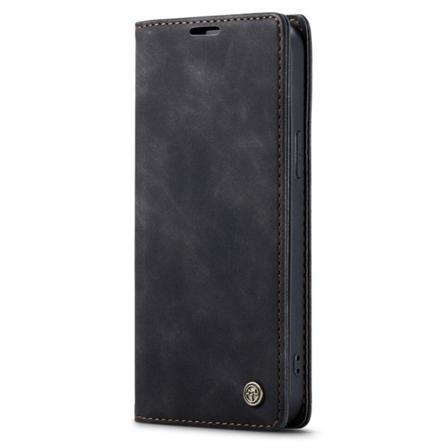 CASEME Retro tegnebog taske til iPhone 14 Pro - sort Black