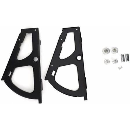 Enkeltsjikts skoskap med klaffram, hengslede skuffhengsler, svart for skoskap med monteringstilbehør KLB