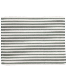 Bordstablett randig Nina Grön - Fondaco