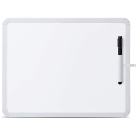 Tørreslet tavle, 20 x 30 cm) med sort tørreslet marker, lille whiteboard