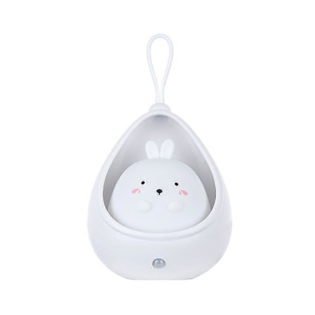 Nydelig LED-nattlampe for hjemmebruk, intelligent lampe med menneskekroppsinduksjon, USB-oppladbar bevegelsessensorlampe for soverom/garderobe/trapp/