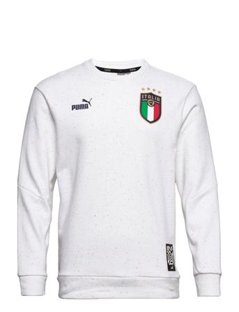 Figc Ftblculture Crew Sweat Sweat-shirt Tröja Vit PUMA